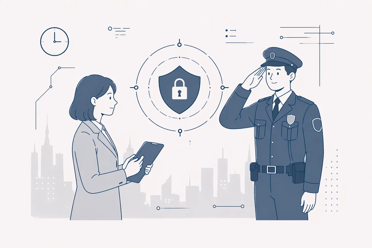 人材派遣・警備の事例イメージ